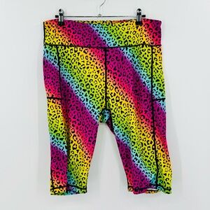 Zyia Active Colorful Leopard Print Leggings